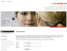 Tablet Screenshot of bildungsangebote.curaviva.ch