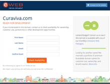 Tablet Screenshot of curaviva.com
